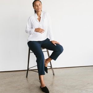 Storq Slim Tailored Pant Navy Sz 2